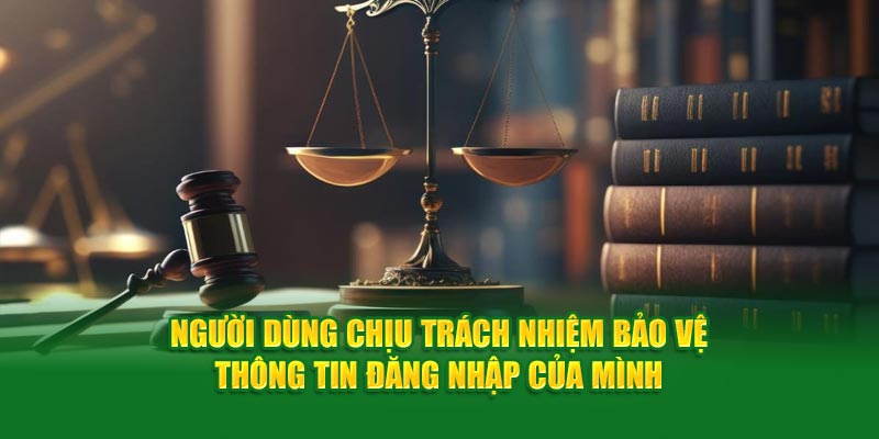 Người dùng chịu trách nhiệm bảo vệ thông tin đăng nhập khi truy cập